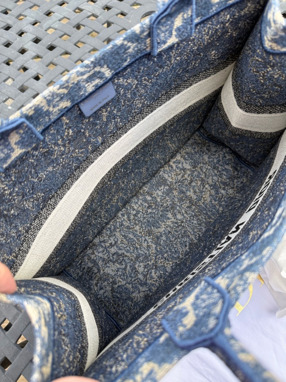 💯 Dior Brocart Motif Book Tote Bag - Picture 15 of 16